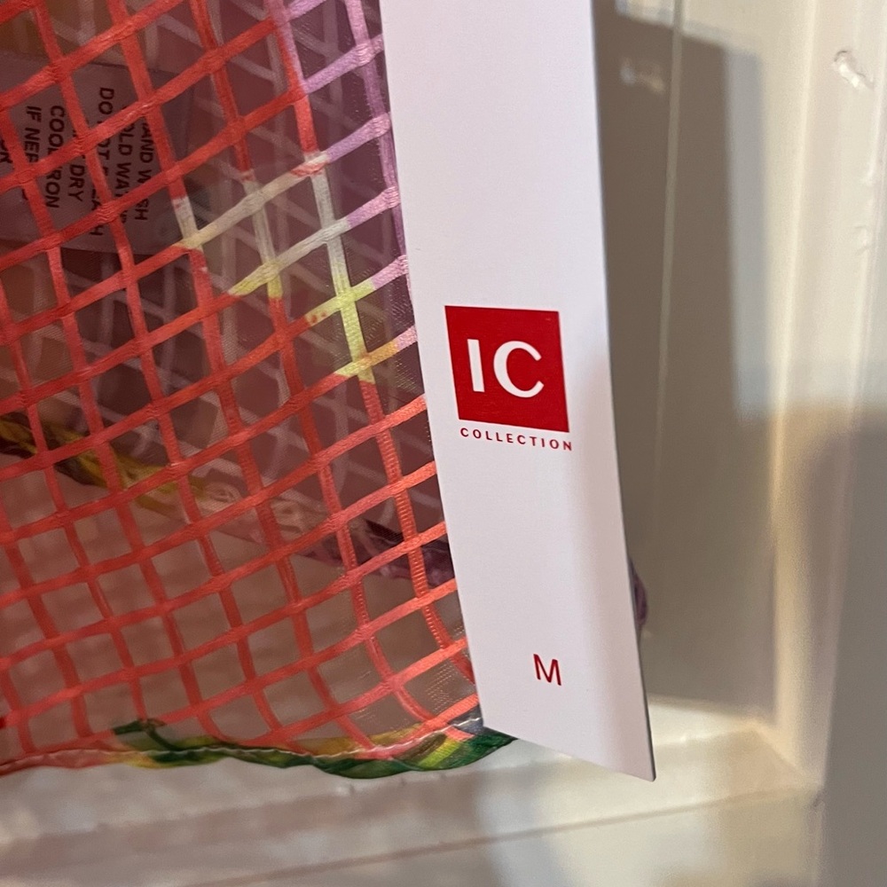 IC Collection Colorful Mesh Top